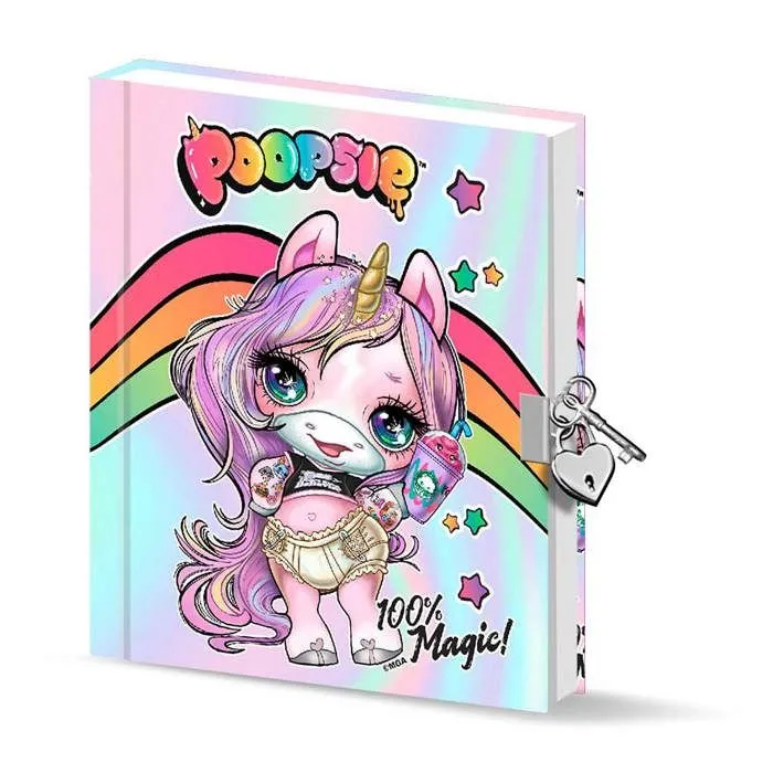 Journal Cadenas - Poopsie Slime Surprise Magic - Rose- Taille Unique-0
