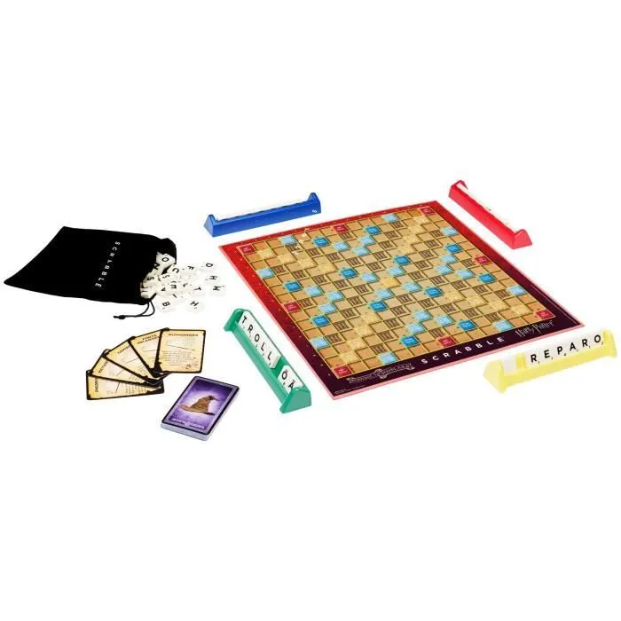 Mattel Games - Scrabble Harry Potter - Jeu de Société - 10 ans et + GPW41-1