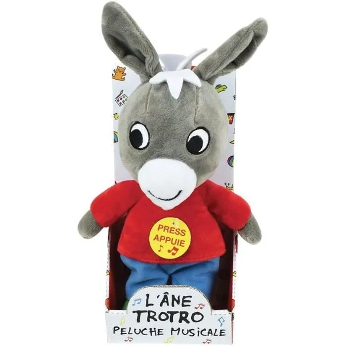 TROTRO Peluche musicale +/- 28 cm-1