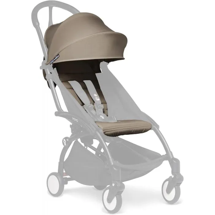 Asssise poussette Babyzen - YOYO+ 6+ Pack couleur - Taupe-0