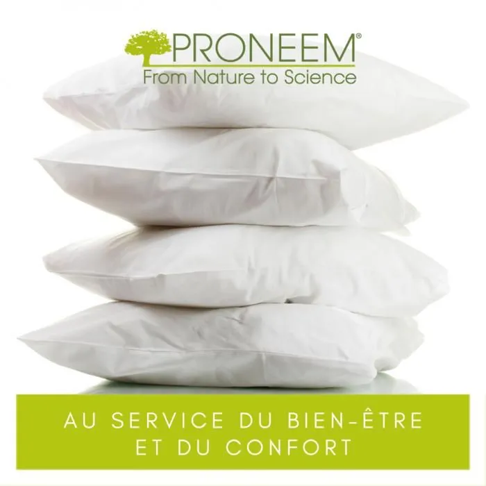 Oreiller moelleux antiacariens Proneem® Fibre VOLUPT’AIR® Dodo - Oreiller 60 x 60 cm-1