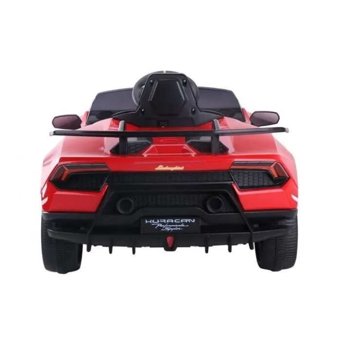 Voiture électrique 12V Lamborghini Huracan Rouge - Pack Luxe-3