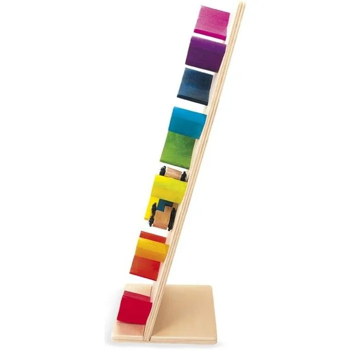 Jeu pour enfants - ULYSSE COULEURS D'ENFANCE - Ulysse Zigzag track - Chenille de 12 roues - Peintures à l'eau-2