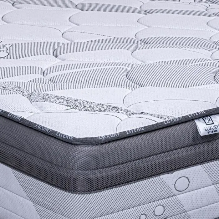 Matelas 140x190 cm,Timeless,26cm,mousse mémoire de forme,ferme,indépendance du couchage,face été/hiver-2