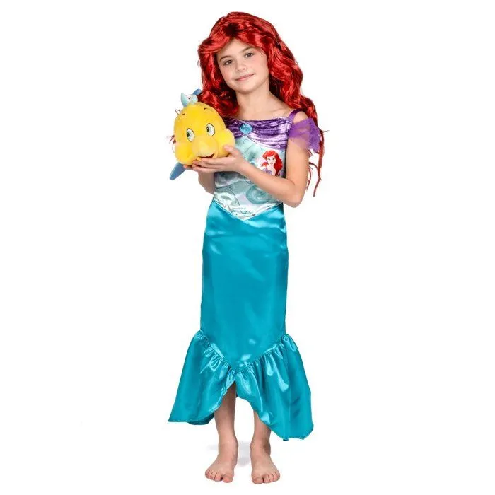 Déguisement Petite Sirène Ariel Classique Fille - LIRAGRAM ESPAÑA, S.L.L. - 7 ans - Noir-1