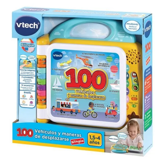 Jouet éducatif - VTech - Mes 100 Premiers Mots bilingues - 24 mois - Multicolore - 1 joueur ou plus-1
