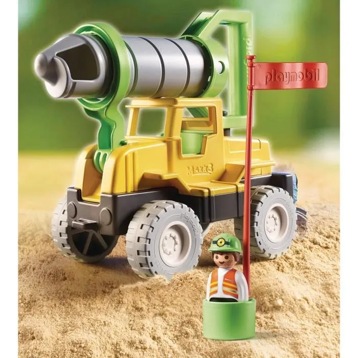 Camion avec foreuse - PLAYMOBIL Sand - PLAYMOBIL - Pour jouer dans le sable avec vos tout-petits-5