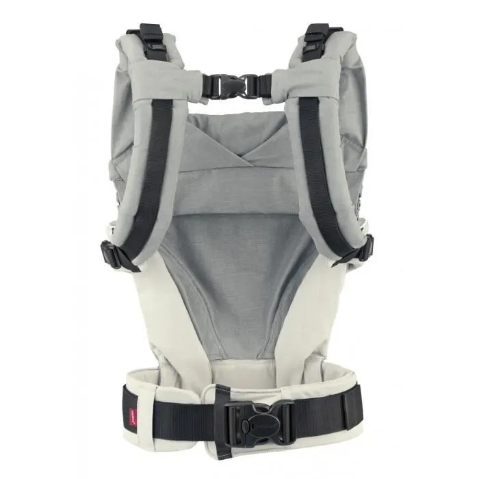 Porte Bébé Ergonomique Manduca XT - Gris Blanc-1