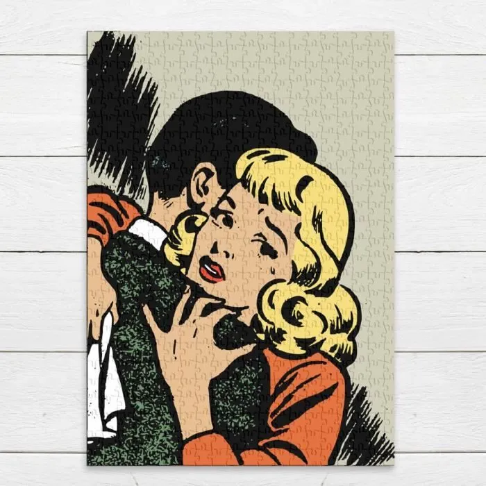 Puzzle Classique - FABULOUS - Bandes Dessinees Pop Art Couple - 500 Pièces - Adulte - Intérieur - Mixte-3