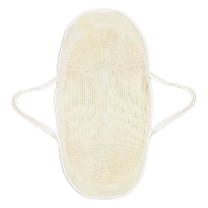 Moseskorb Baby 70x40 cm - Nid de bébé avec poignée Babykorb Baby Nest Lit en coton Beige Reducteur de lit-1