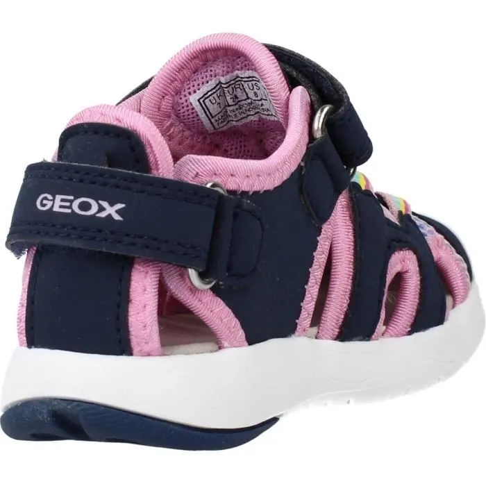 Sandale - nu-pieds Geox 105663 - Enfant Fille - Bleu - Synthétique-2