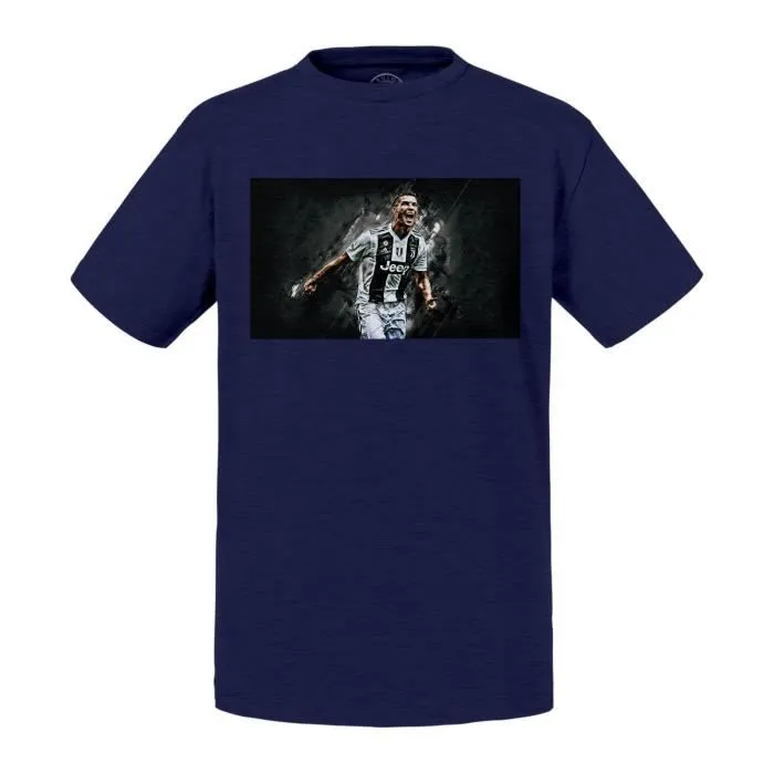 T-shirt Enfant - FABULOUS - Cristiano Ronaldo CR7 - Bleu - Manches courtes - Lavable 60°-0
