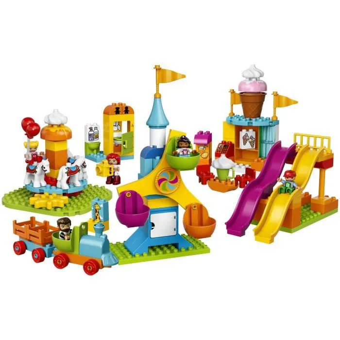 LEGO® DUPLO 10840 Le Parc d'Attractions - Ville - Jeu de Construction-1