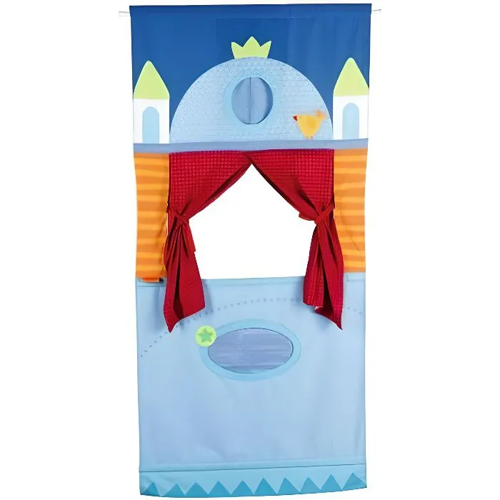 Théâtre de marionnettes de porte - HABA - 7281 - Pour Enfant - Bleu-0
