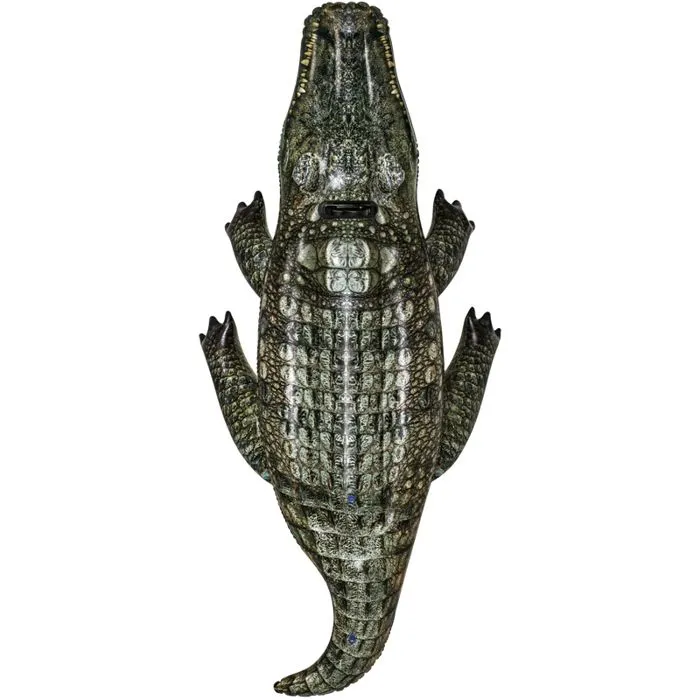 Jouet gonflable - BESTWAY - Crocodile - Vert - PVC - 184x78x38 cm-0