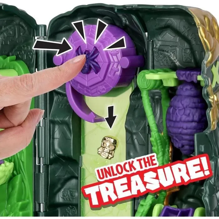 Figurines - MOOSE TOYS - Donjon La Jungle Skull Island - Trésor X-6