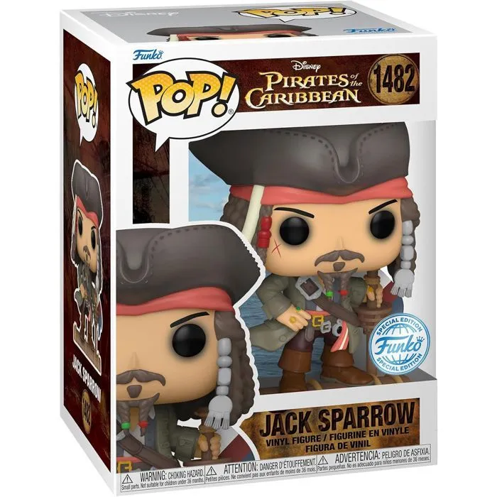 Figurine POP Pirates des Caraïbes - Jack Sparrow (Opening) - Funko-0