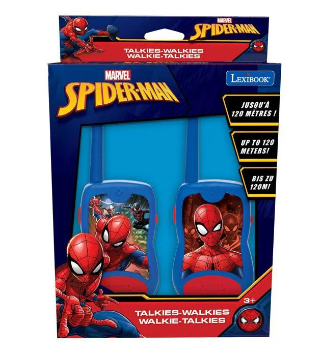 Talkie-Walkies SpiderMan - LEXIBOOK - Portée 100m - Bleu Mixte Enfant-1