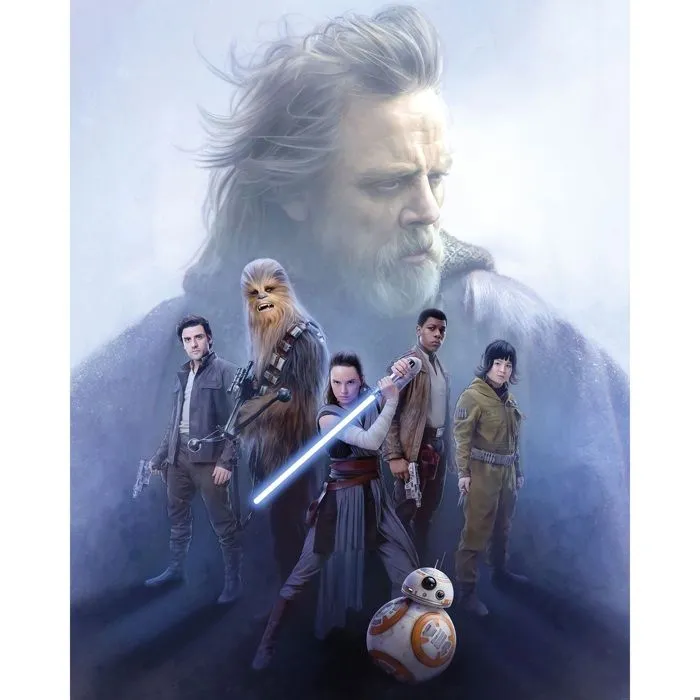 Poster XXL - Star Wars - L'espoir ne meurt jamais ! - 200x250 CM - Multicolore - Intérieur-2