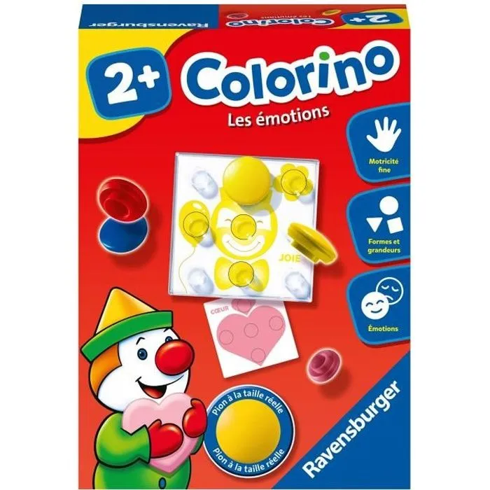 Colorino Les émotions - Jeu éducatif - Apprentissage des couleurs - Activités créatives enfant - Ravensburger - Dès 2 ans-0