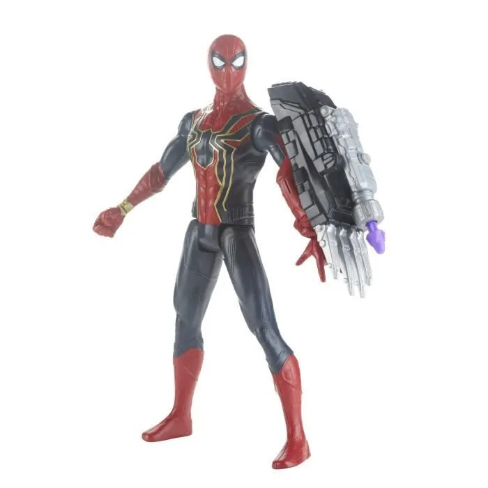 Figurine Titan Iron Spider-Man - HASBRO - Avengers - 30 cm - Rouge - Mixte - 3 ans et plus-1