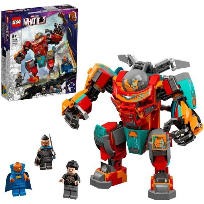 LEGO® 76194 Marvel L’Armure Sakaarienne d’Iron Man de Tony Stark, Figurine Marvel pour Enfants âgés de 8 ans et plus-0