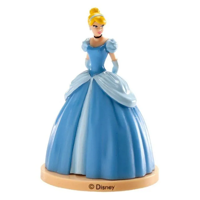Figurine - Disney - Cendrillon - 8 cm - Plastique - Décoration de fête-0