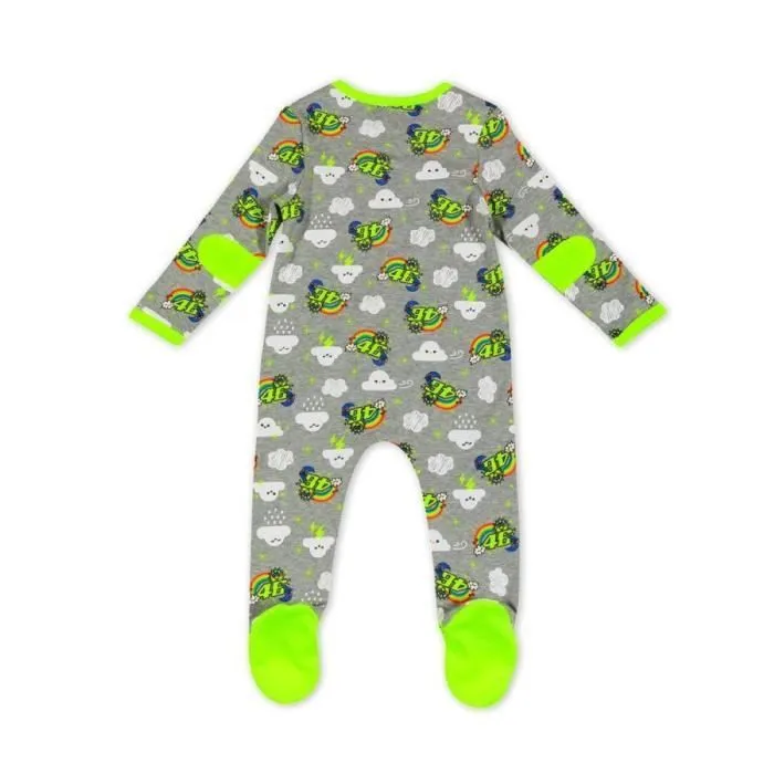 Pyjama Bébé VR46 Soleil/Lune Valentino Rossi Officiel MotoGP-1