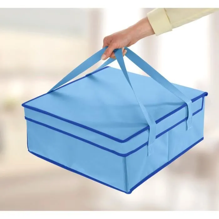 Sac de transport isotherme - Non spécifié - 38 x 17 x 38 cm - Couleur bleue - Sac fiable pour aliments sensibles-3