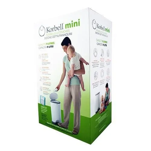 KORBELL MINI Poubelle à couches 9L-3