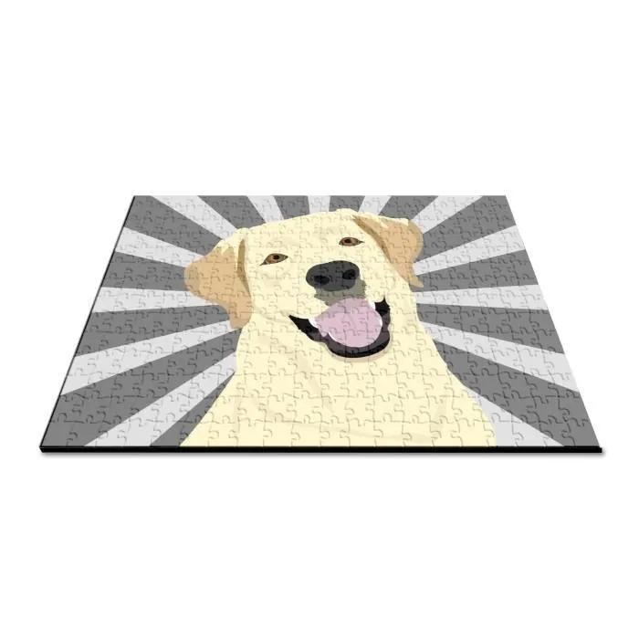 Puzzle Classique - FABULOUS - Labrador Gros Chien Blanc Art Dessin - 280 Pièces - Adulte - Intérieur - Mixte-2