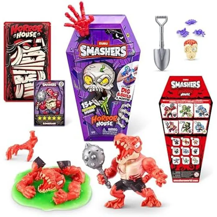 Zuru Smashers - ZURU - Série 1 - 15+ Surprises - Maison d'horreur - Jeu interactif pour enfants-0