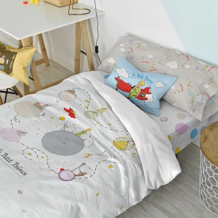 Parure housse de couette 2 pièces Voyageur 140x200 cm (Lit 80/90)-0