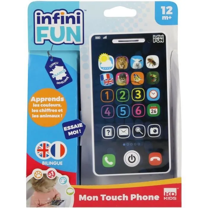 Téléphone Jouet - KD - Mon Touch Phone - Apprentissage ludique grâce aux différents modes de jeu-0