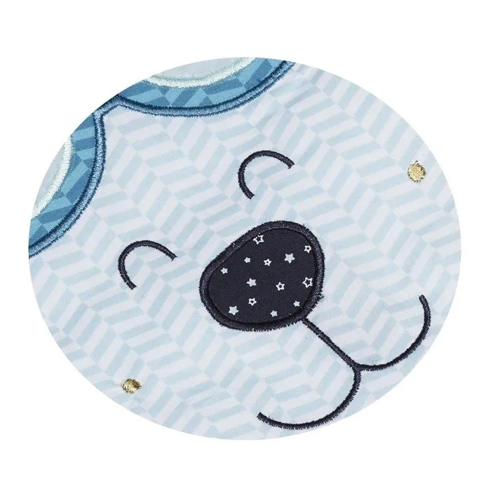 Cape de Bain et Gant 75x75cm en coton blanc-1
