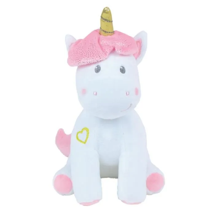Jouet Peluche - Jemini - Luminou - Musicale et Lumineuse - Blanc Rose-2