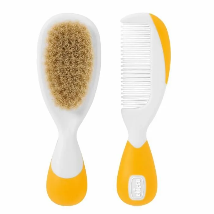 Chicco Brosse et Peigne Orange 2 pièces-0