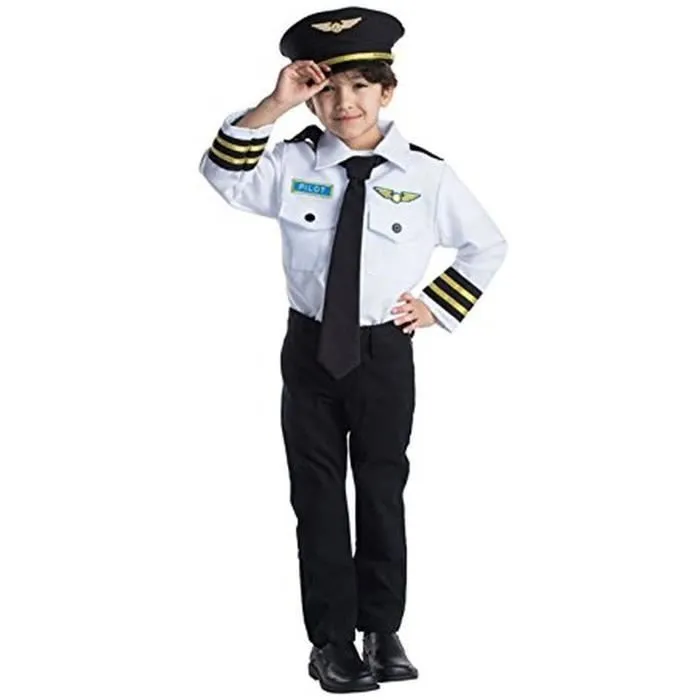 DRESS UP AMERICA - Dress Up America 833 Panoplie dguisement pilote ge 36 ans Taille unique Enfant 36 ans Multicolore Jeux et Jouets-0