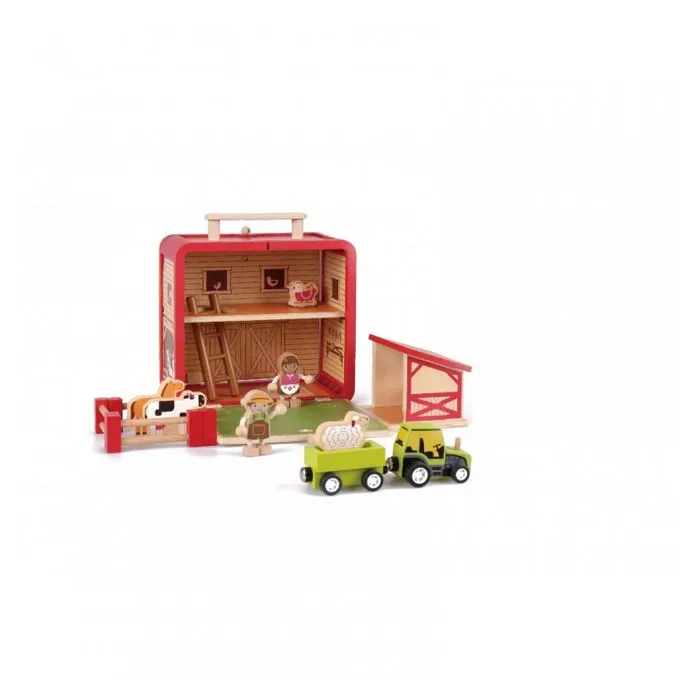 Malette en bois - la ferme-0