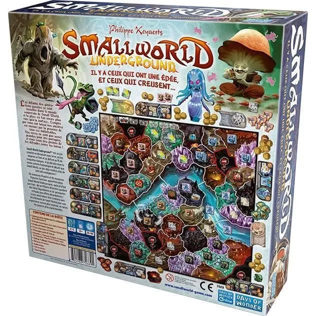 SMALL WORLD - Extension Underground - Jeu de Stratégie société - A partir de 10 ans - Asmodee - SWUND-2