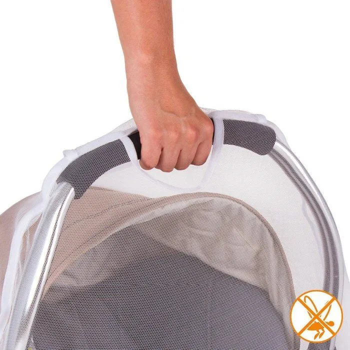 Moustiquaire poussette - moustiquaire landau - moustiquaire nacelle Diago - 30010.75256 - Moustiquaire Coque bebe blanc-3