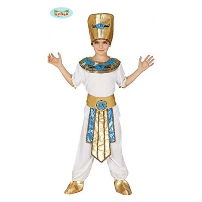 Déguisement Pharaon pour Enfant - FIESTAS GUIRCA - Taille 10/12 ans - Noir-0