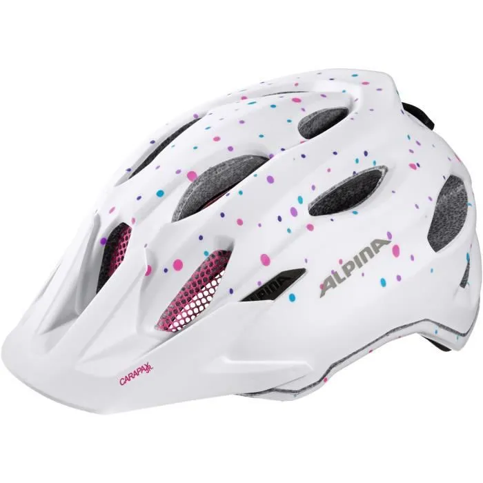 Alpina Carapax Jr. - Casque Enfant - blanc/Multicolore-0