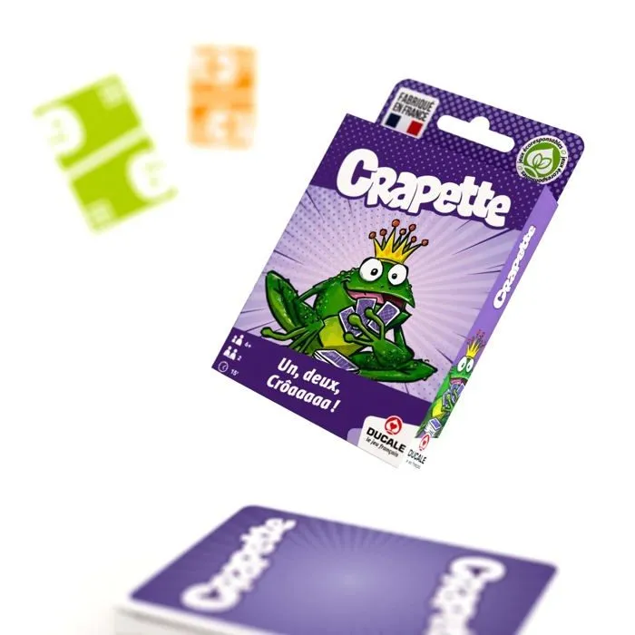 La ducale - 10036683 - Ducale - La Crapette - Jeu de Cartes Enfant - Jeu de rapidite et de reflexe - A partir de 6 Ans-3