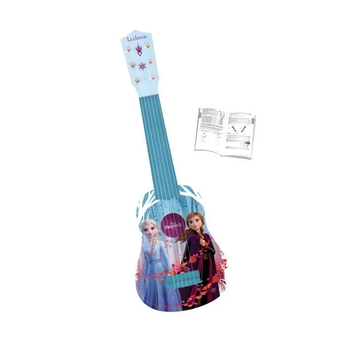 Lexibook - Guitare enfant Reine des Neiges - Bleu - 53cm-1