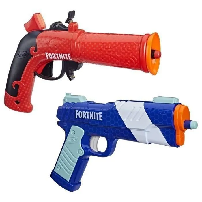 Jeu de tir - NERF - Nerf Fortnite Dual Pack - 2 blasters et 6 fléchettes en mousse Elite-1