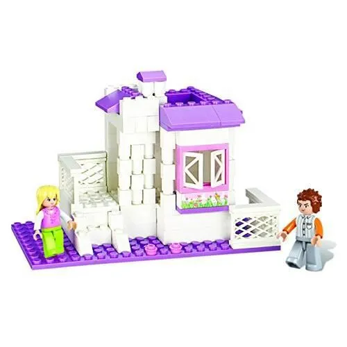 Jeu de construction - Sluban - M38-B0156 - Jaune - Montage facile - Pour filles à partir de 4 ans-3