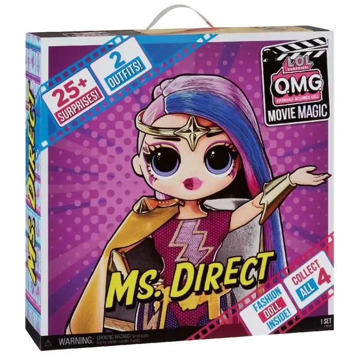 L.O.L. Surprise OMG Movie Magic - Ms. Direct - Poupée Mannequin 24cm-4