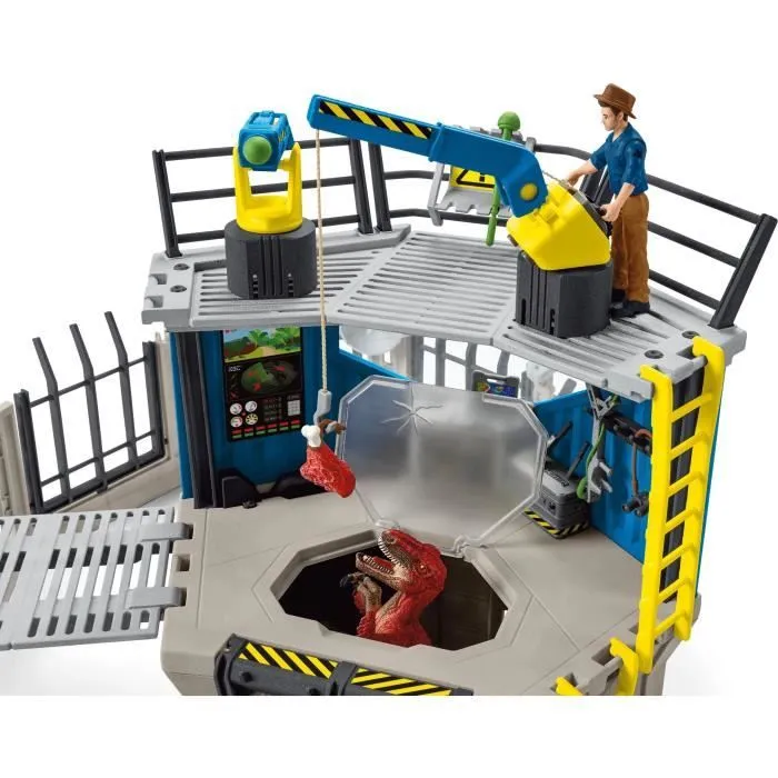 Grande station de recherche Dino, coffret de 72 pièces, jouets, Dès 5 ans, Schleich 41462 Dinosaurs-2