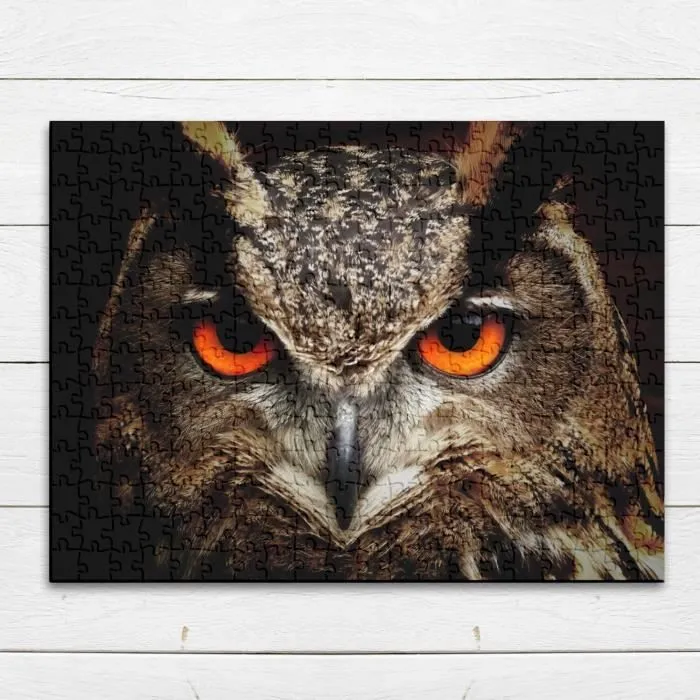Puzzle Classique - FABULOUS - Regard de La Chouette Yeux Oranges - 280 Pièces - Adulte - Intérieur - Mixte-3